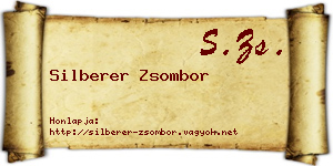 Silberer Zsombor névjegykártya